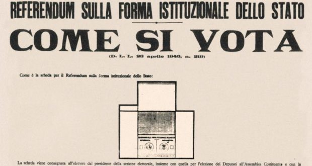 La scheda di 70 anni fa