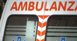 E' stato richiesto l'intervento di un'ambulanza