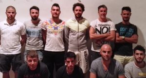 Il gruppo dei nuovi arrivi