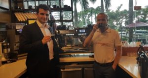 Federico Ippodimonte a Singapore per la Nuova Simonelli