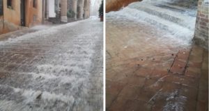 Violento nubifragio