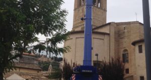 L'intervento alla torre di San Domenico