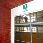 Lavori all'interno del torrino