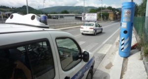 Polizia municipale in servizio