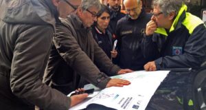 Cerisicoli, Curcio, Errani nei luoghi del sisma