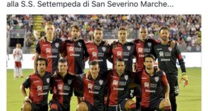 Il post sulla pagina Facebook del Cagliari