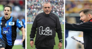 Bonaventura, Castori e Giuliani ai tempi del concorso lanciato dal Settempedano per lo sportivo dell'anno