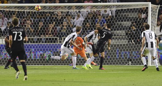 Il gol di Bonaventura (foto di Gazzetta.it)