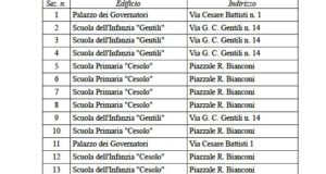 La mappa dei seggi