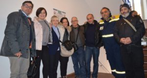 La delegazione proveniente da Maruggio