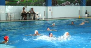Atleti del Blugallery Team in vasca