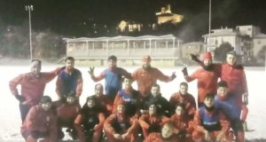Settempeda al "Comunale" ricoperto di neve