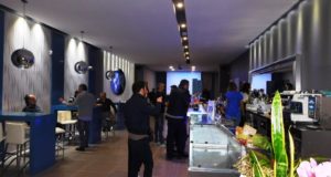 L'interno del nuovo locale in viale della Resistenza