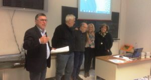 Una delle tante iniziative dell'Uteam: la presentazione di un libro dello storico Raoul Paciaroni