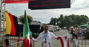 Alberto Cambio sul traguardo