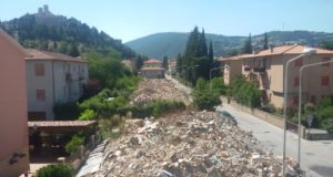 Abitazioni demolite nel rione Mazzini