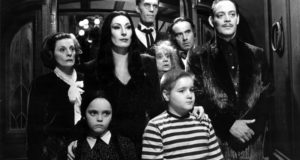 La storica famiglia Addams della serie tv