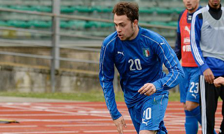 Gian Filippo Felicioli con la maglia azzurra