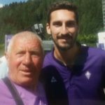 Pacifico Tarquini con il capitano della Fiorentina, Davide Astori