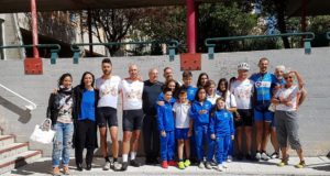 Protagonisti dell'iniziativa "In bici per la scuola"