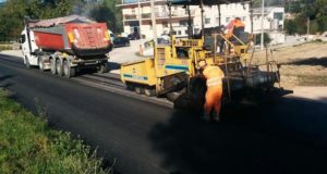 Lavori sulla strada Tolentino-San Severino