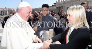 L'incontro in piazza San Pietro