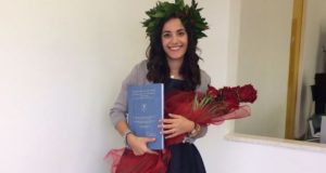 La neodottoressa Federica Palmioli
