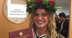 La neodottoressa Lucia Prosperi