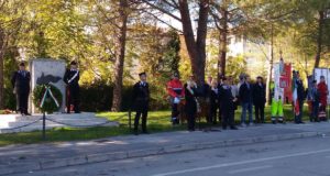 Un momento della cerimonia