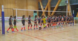 Le ragazze di 1^ Divisione in campo
