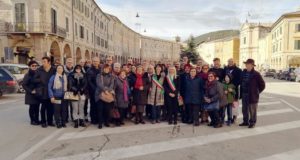 Incontro con la delegazione in piazza