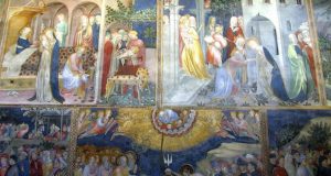 Particolari dell'oratorio di San Giovanni a Urbino