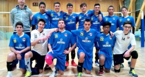 I ragazzi della Prima divisione con il coach Moretti