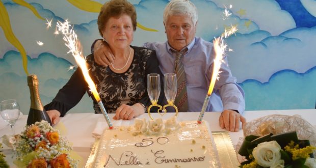 Ermanno e Nella, sposi da 50 anni