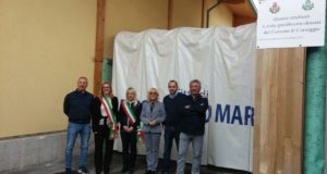 Il tunnel donato per la nuova palestra