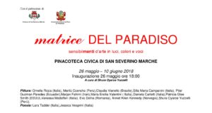 La locandina della mostra