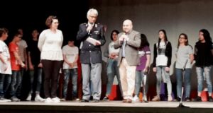 Un momento della serata al Feronia
