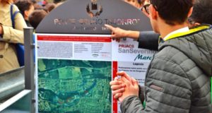 Il ponte intitolato a Bruno Taborro