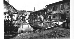 Veduta del Vallato agli inizi del Novecento