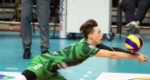 Ludovico Giuliani in un match con la maglia di Piacenza