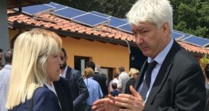 Il sindaco Piermattei con il direttore dell'Ufficio scolastico regionale, Felisetti