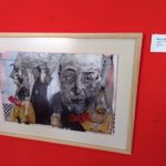 Una delle opere in mostra