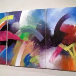 Una delle opere in mostra