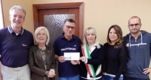 Il prof. Borri con il sindaco e i membri di Giunta