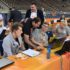 Roberto Taddei impegnato al tavolo tecnico di una competizione internazionale