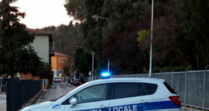 Polizia municipale in via San Sebastiano