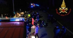 Un'immagine della tragedia di Corinaldo