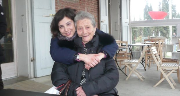 Nadia Acerbi con la nonna Angela