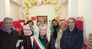 Il momento di chiusura della pesca di beneficenza in favore della Casa di riposo
