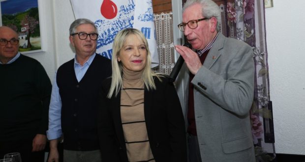 Da sinistra Anelido Appignanesi, il sindaco Rosa Piermattei e Alberto Pancalletti (foto Della Mora)